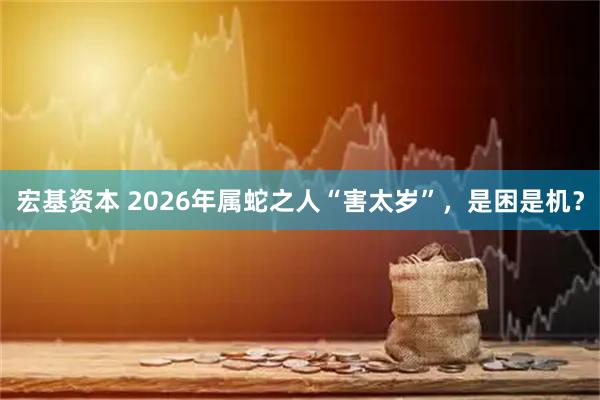 宏基资本 2026年属蛇之人“害太岁”，是困是机？