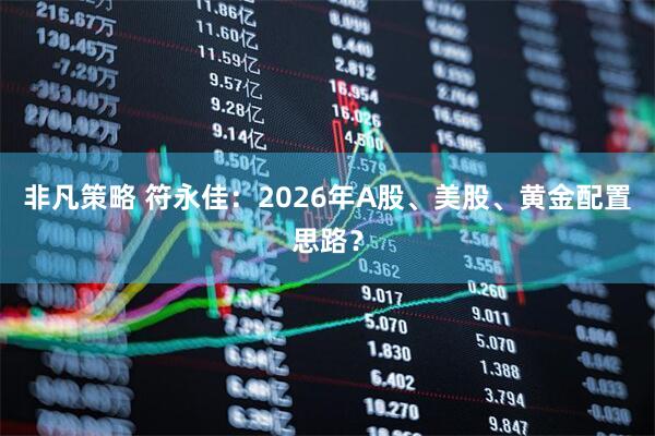 非凡策略 符永佳：2026年A股、美股、黄金配置思路？